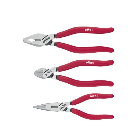 Wiha Pliers set Classic Combination pliers, needle nose pliers, diagonal  cutters 3-pcs. (26850) the best on the market