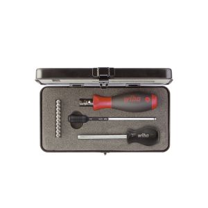 Wiha Torque screwdriver set TorqueVario®-S 0.8–5.0  Nm  TORX®,  TORX  PLUS®,  14 pcs.  variably  adjustable  torque  limit  incl.  box (34614)