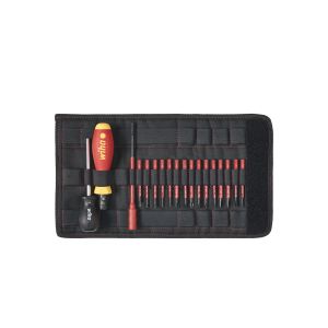 Wiha Torque screwdriver set TorqueVario®-S electric 0,8-5,0 Nm mixed,  variably adjustable torque limit, 19 pcs. incl. folding bag (36791) the  best on the market
