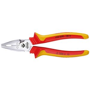 Pinza combinata VDE Power con manicotti isolanti VDE