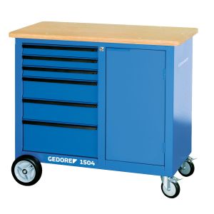 Mobile workbench with 6 drawers