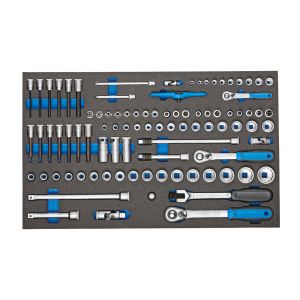 Set di chiavi a bussola da 1/4"-3/8"-1/2" nel modulo CT