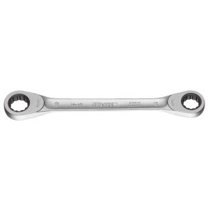 Chiave a cricchetto doppia corona 10x13 mm
