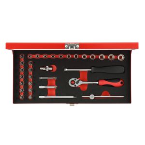 Set di chiavi a bussola 1/4 SW4-13mm 32 pz.
