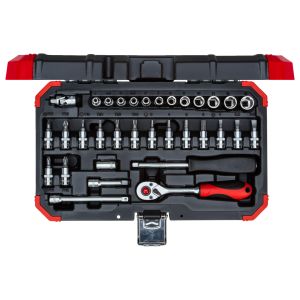 Set di chiavi a bussola 1/4 SW4-13mm 33 pz.