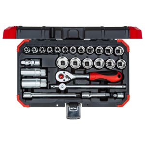 Set di chiavi a bussola 3/8 SW6-24mm 26 pz.