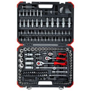 Socket set 1/4+3/8+1/2 172pcs