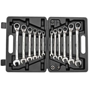 Comb.ratchet span.set rev. 8-19mm 16pcs