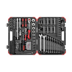 Serie chiavi a bussola 1/4 + 1/2 232 pz