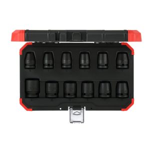 Set di chiavi a bussola con chiusura a chiave 1/2 12 pz.