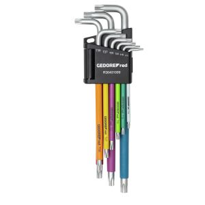 Offset screwdr. set TX T10-50 9pcs with