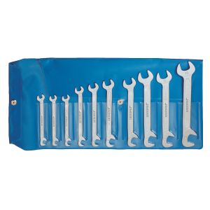 Double ended midget spanner set 10 pcs 5-13 mm