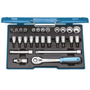 Set di chiavi a bussola 1/2" 27 pz UD 10-30 mm