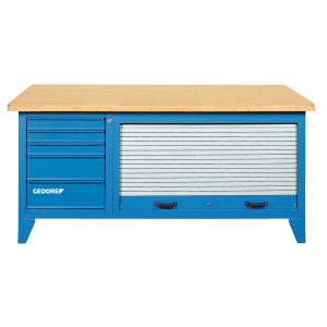 Workbench with shutter