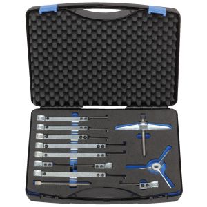 Set di tiranti con 9 ganci 130x100/200/250 mm