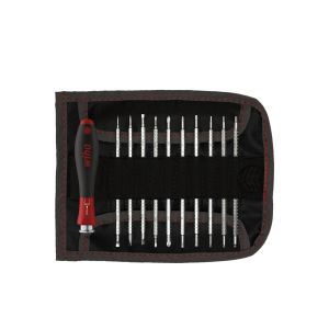 Wiha Set di giravite con lame di ricambio SYSTEM 4 Assortito. 12 pz con borsa avvolgibile (27820)