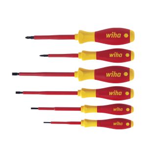 Wiha Set di giravite SoftFinish® electric A taglio. Pozidriv. 6 pz (25477)