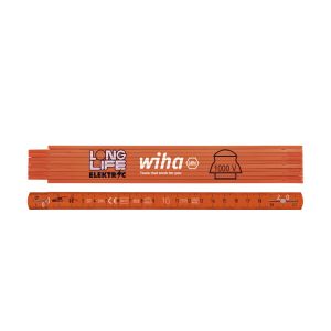 Wiha Metro a stecche da elettricista Longlife 2 m Metrico, 10 stecche 15&#160;mm (42068)