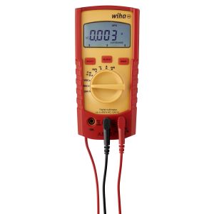 Wiha Digital multimeter up to 600 V AC, CAT IV incl. 2x AAA batteries (45218)