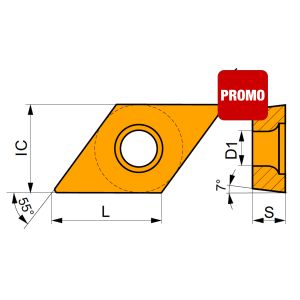 TURNING POSITIVE INSERTS