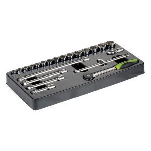 Modulo chiavi a bussola esagonali e accessori - 3/8