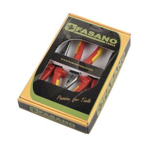 Set 3 pinze con manici isolati